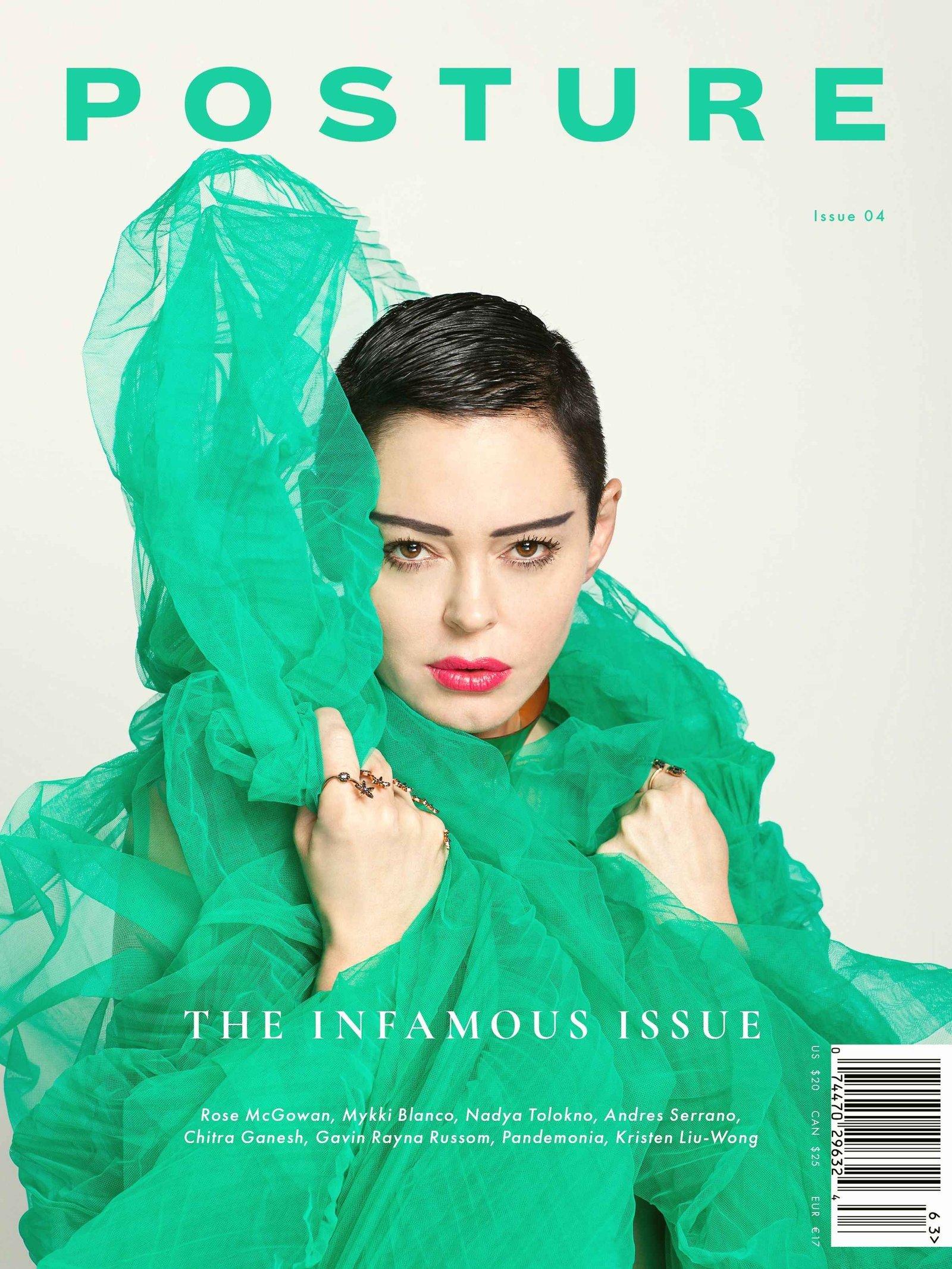 Rose McGowan Seins Nus Dans Posture Magazine Olympine