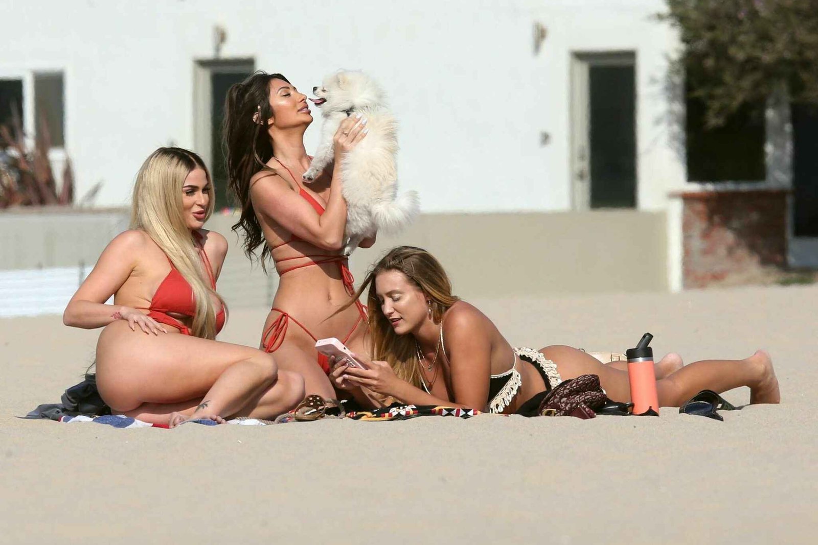 Francesca Farago Et Ses Copines En Bikini Los Angeles Olympine