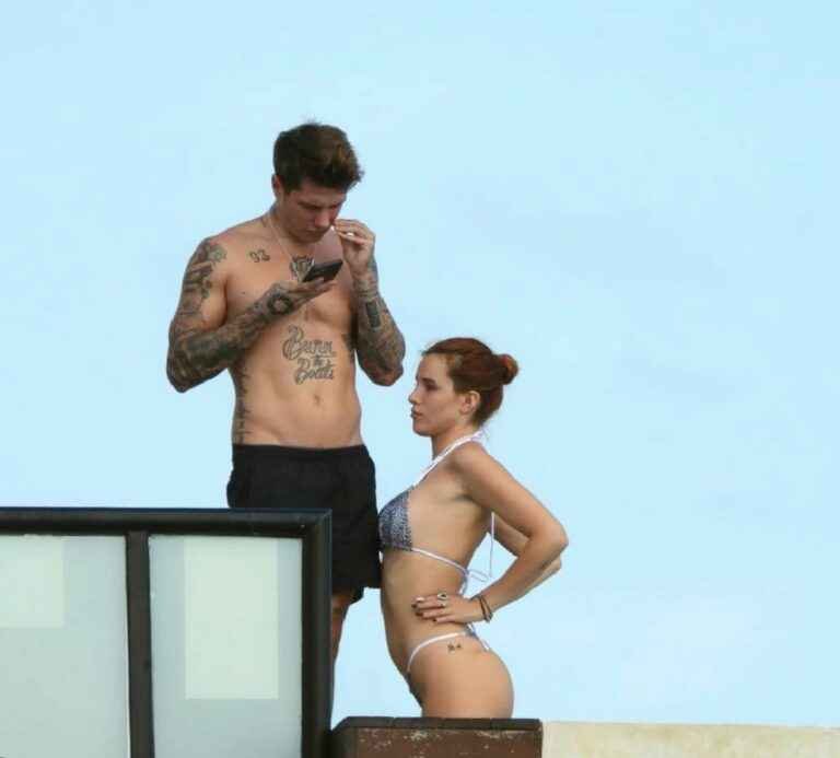 Bella Thorne En Bikini String Olympine