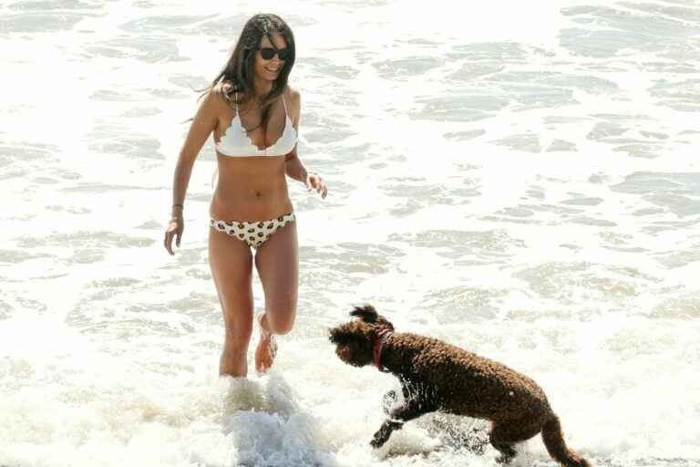 Jordana Brewster En Bikini Santa Monica Olympine