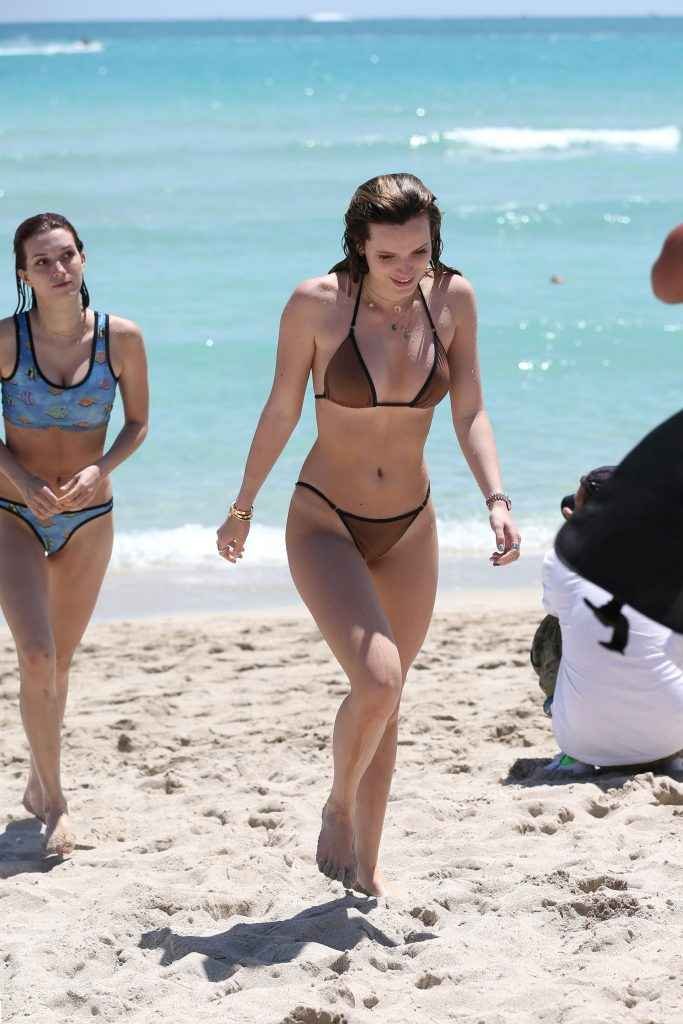 Bella et Dani Thorne en bikini à Miami