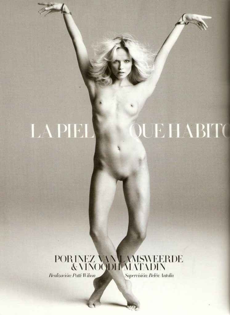 Natasha Poly nue dans Vogue