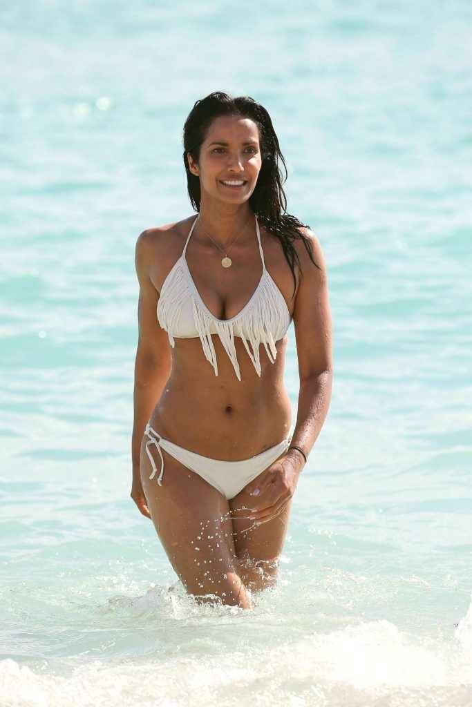 Padma Lakshmi en bikini à Miami