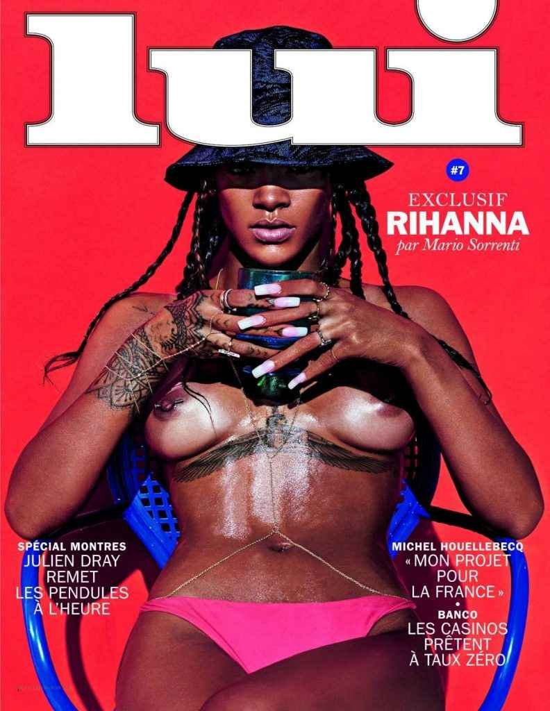 Rihanna nue dans Lui