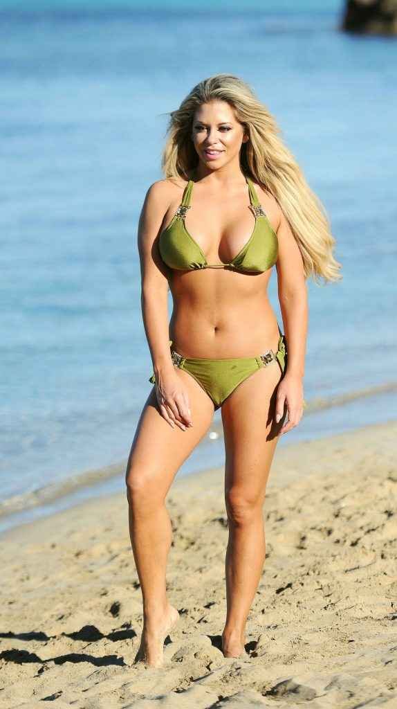 Bianca Gascoigne en bikini à Ténérife