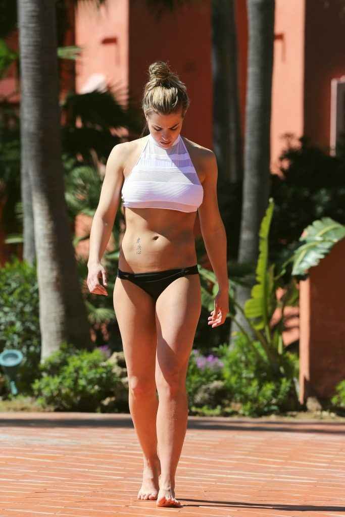 Gemma Atkinson en bikini à Marbella