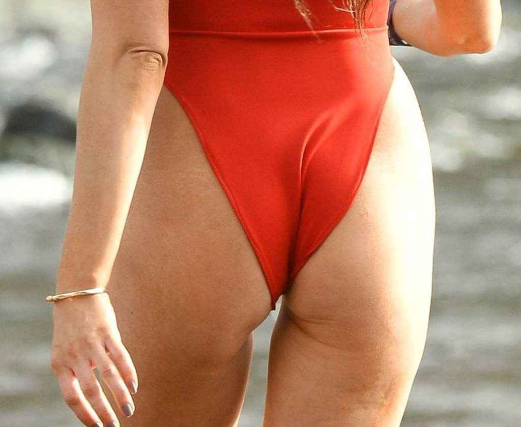 Jessica Cunningham en maillot de bain à Ténérife