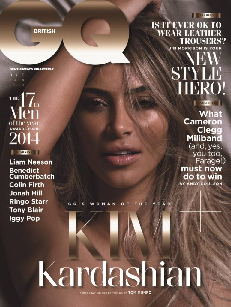 Kim Kardashian nue dans GQ