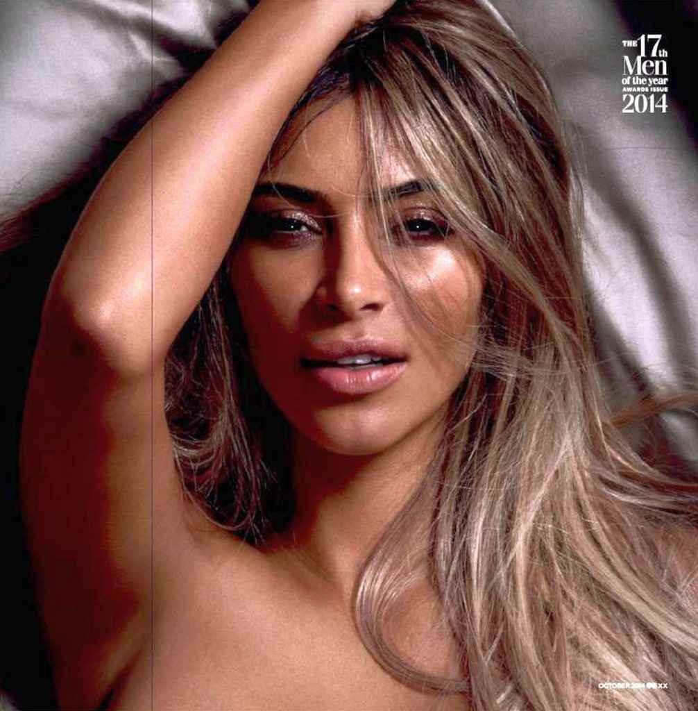 Kim Kardashian nue dans GQ