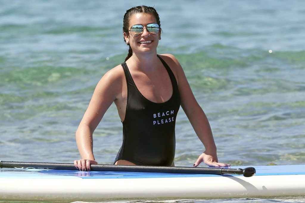 Lea Michelle en maillot de bain à Hawaii