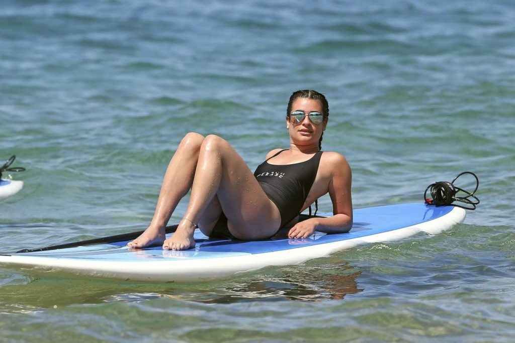 Lea Michelle en maillot de bain à Hawaii