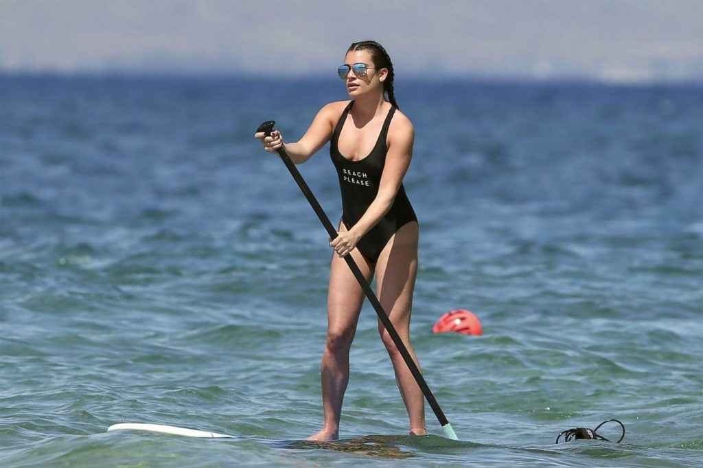 Lea Michelle en maillot de bain à Hawaii