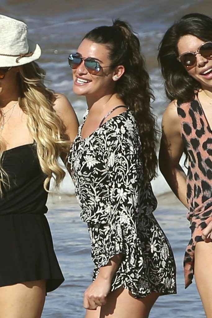 Lea Michelle en maillot de bain à Hawaii