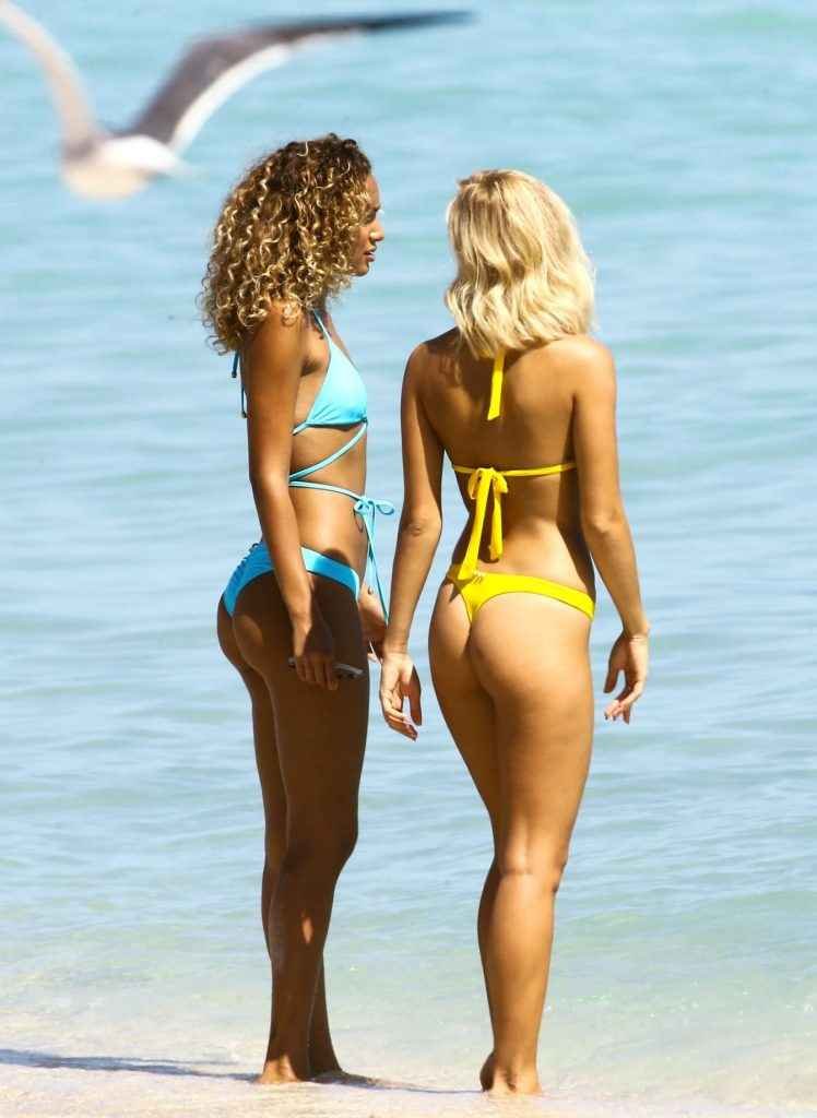 Selena Weber et J Lynne en bikini à Miami