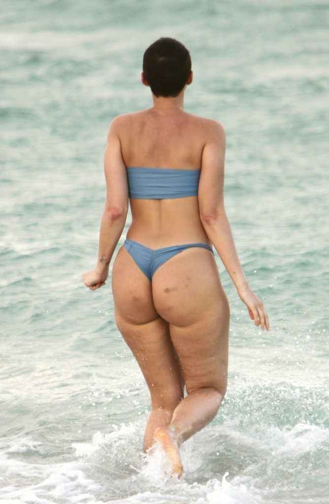 Julieanna Goddard en bikini à Miami Beach