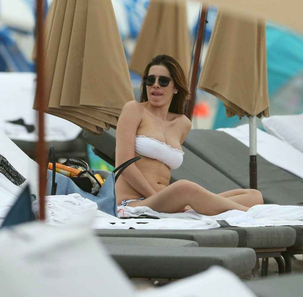 Aida Yespica en bikini à Miami Beach