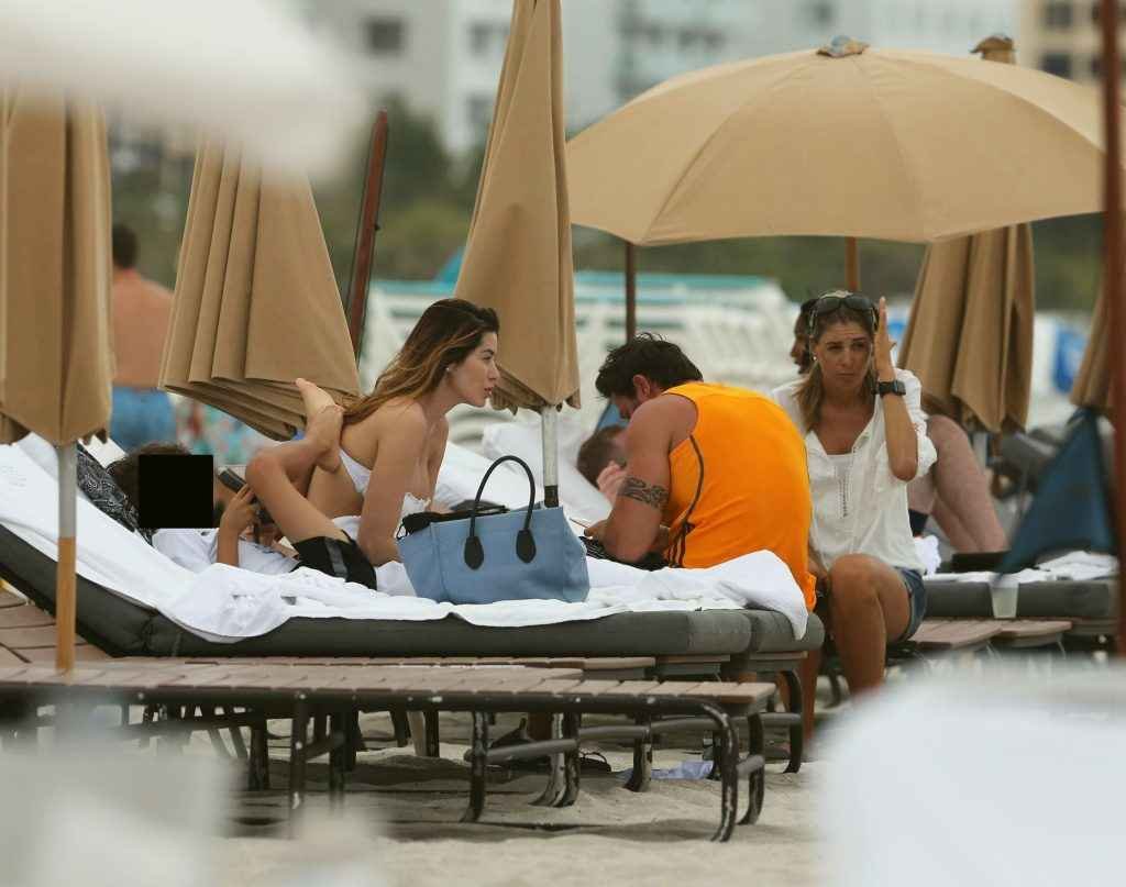 Aida Yespica en bikini à Miami Beach