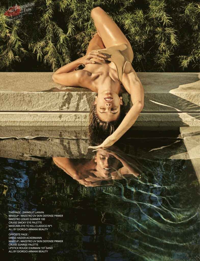 Aleesandra Ambrosio nue dans Narcisse