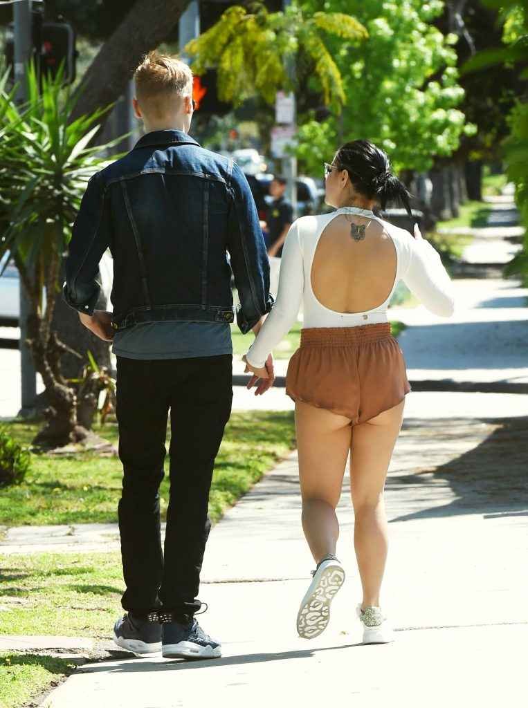 Ariel Winter les fesses à l'air à Beverly Hills