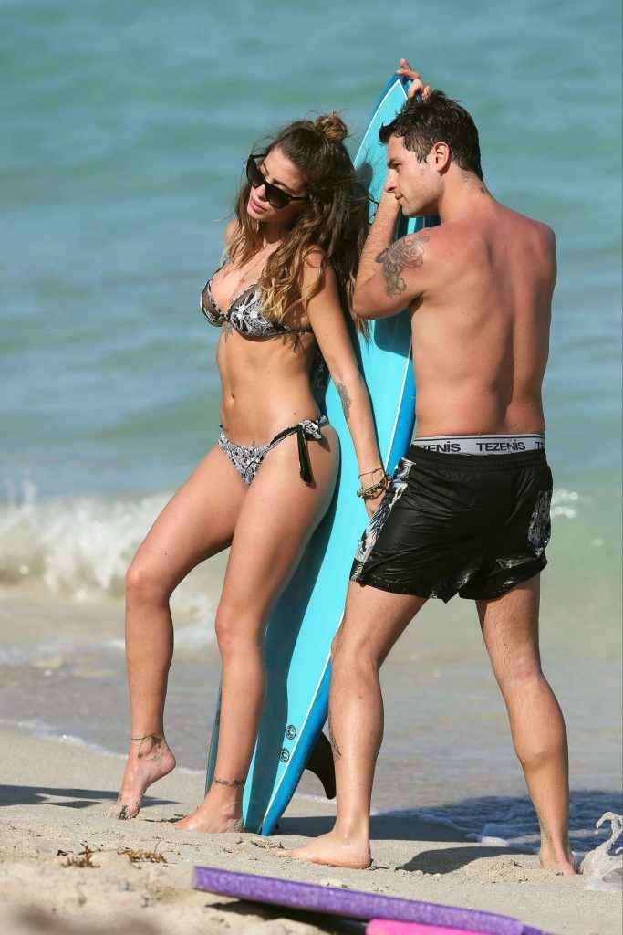 Chiara Nasti en bikini à Miami Beach