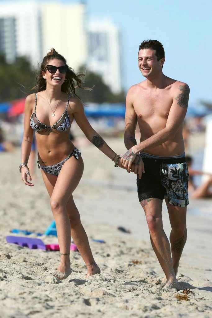 Chiara Nasti en bikini à Miami Beach