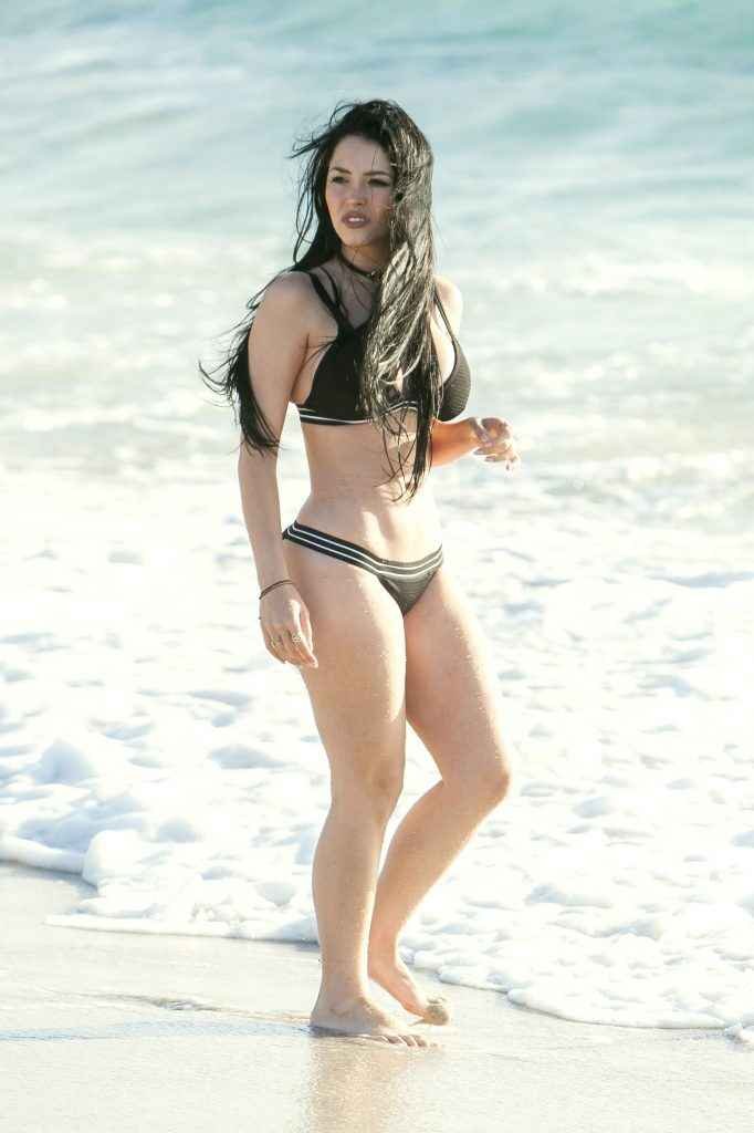 Claudia Alende en bikini à Miami