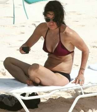 Courtney Cox en bikini aux Bahamas