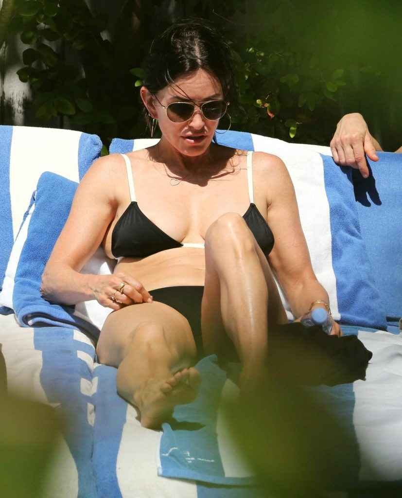 Courtney Cox en bikini à Miami