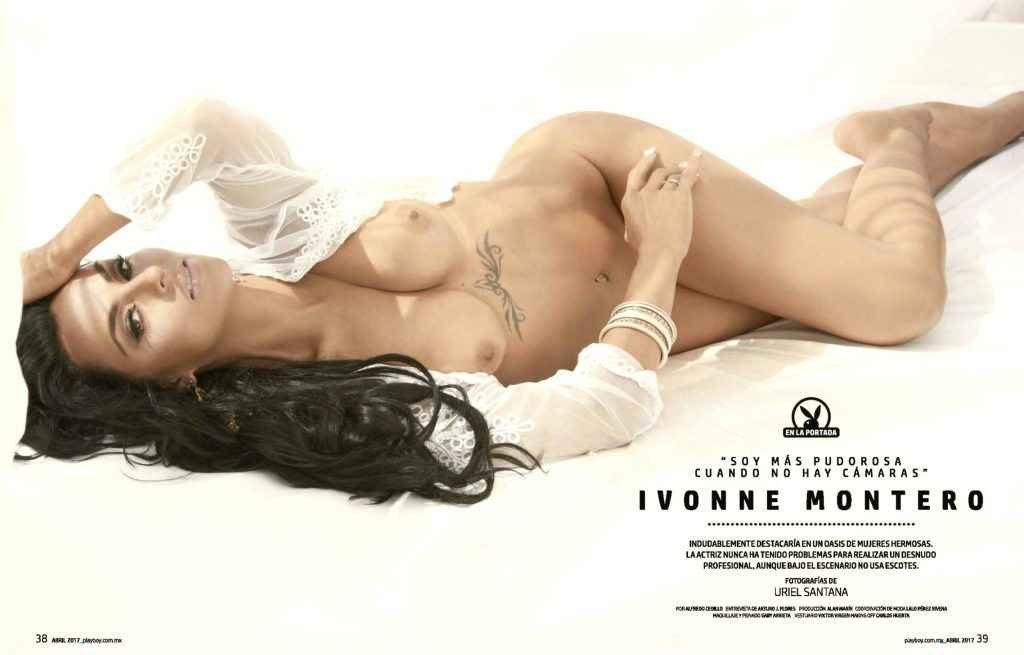 Ivonne Montero nue dans Playboy