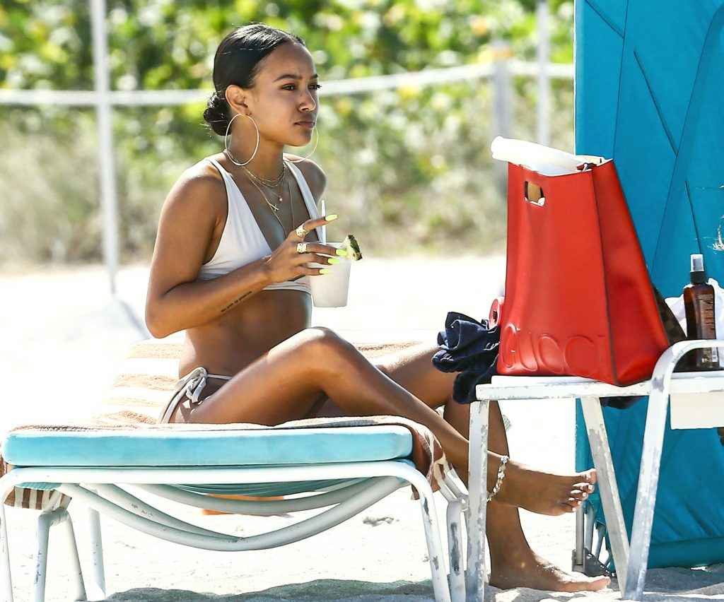 Karrueche Tran en bikini à Miami