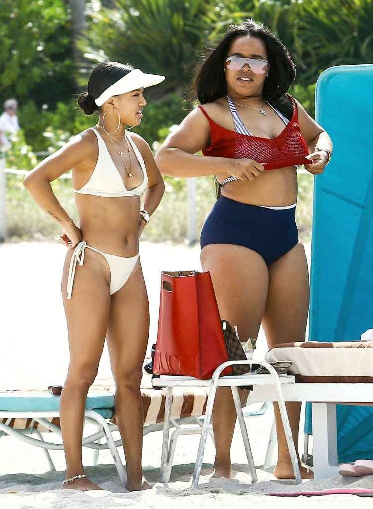 Karrueche Tran en bikini à Miami