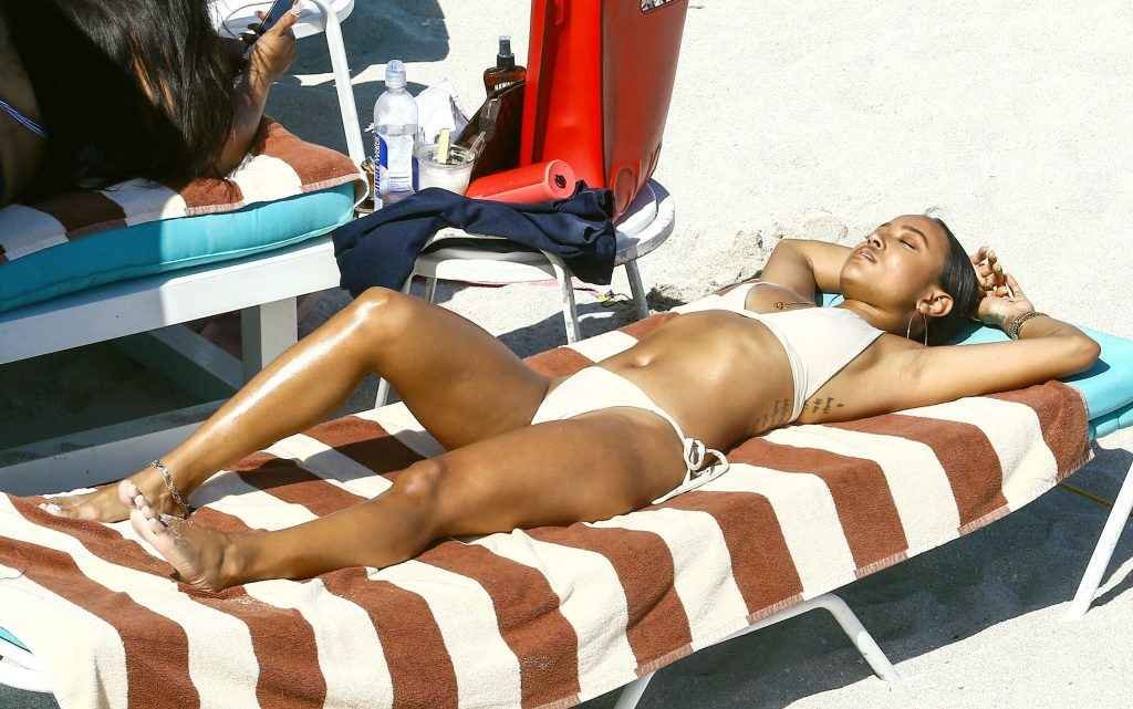 Karrueche Tran en bikini à Miami