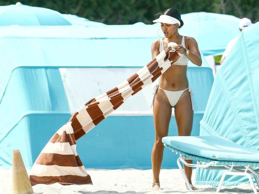 Karrueche Tran en bikini à Miami