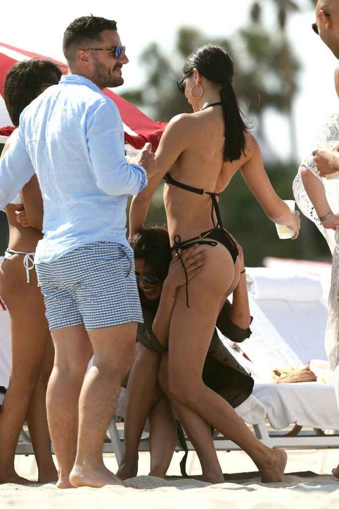 Adriana Lima et Priyanka chopra en bikini à Miami