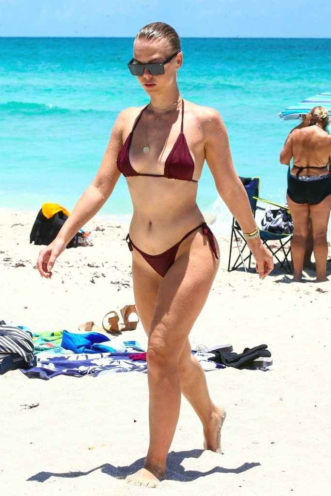 Bianca Elouise en bikini à Miami