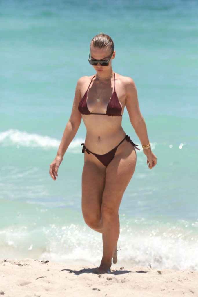 Bianca Elouise en bikini à Miami