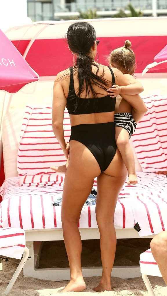 Kourtney Kardashian en bikini à Miami