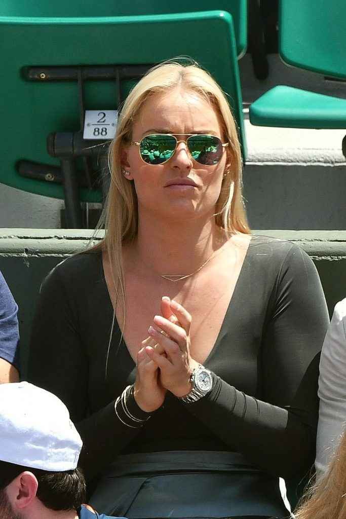 Lindsay Vonn à Roland-Garros 2017