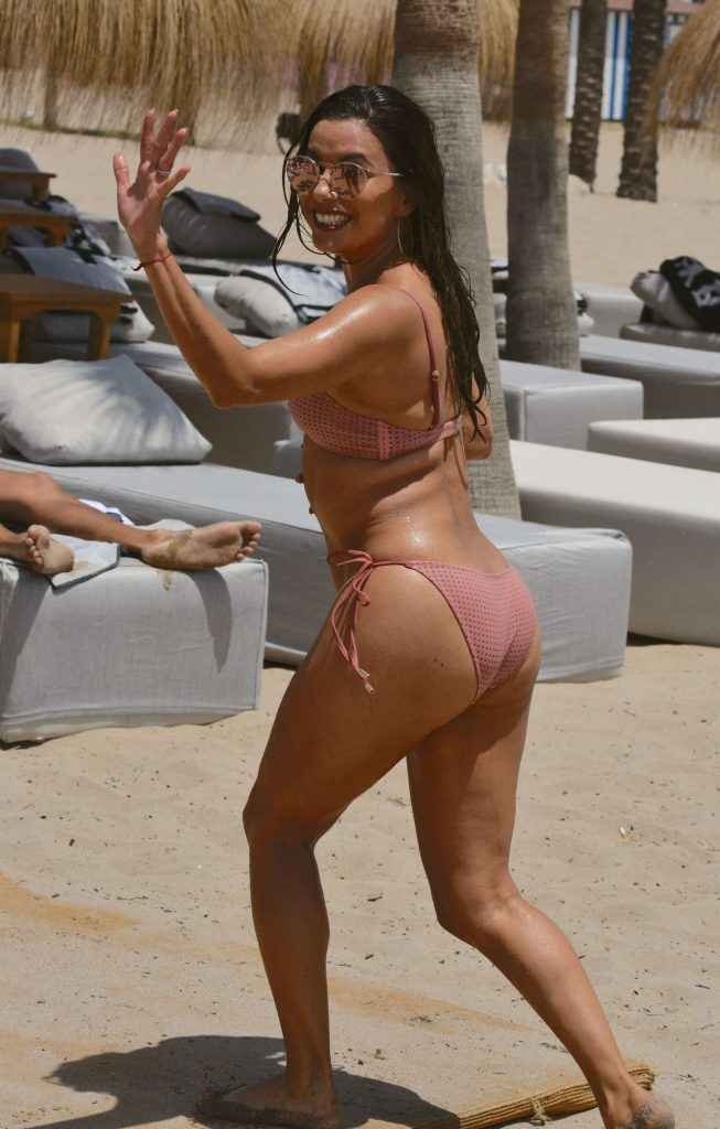 Eva Longoria en bikini à Marbella