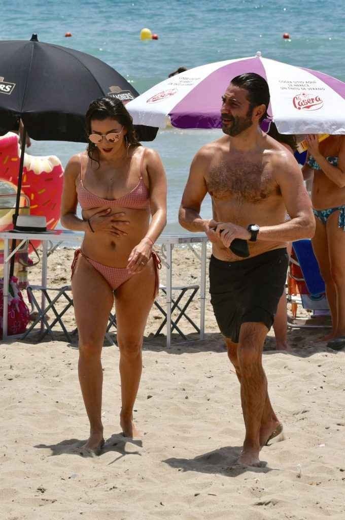 Eva Longoria en bikini à Marbella