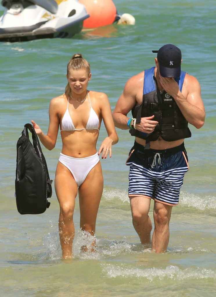 Josie Canseco en bikini à Miami Beach