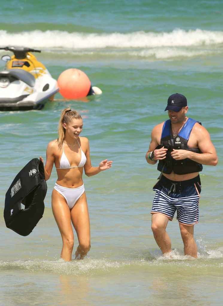 Josie Canseco en bikini à Miami Beach