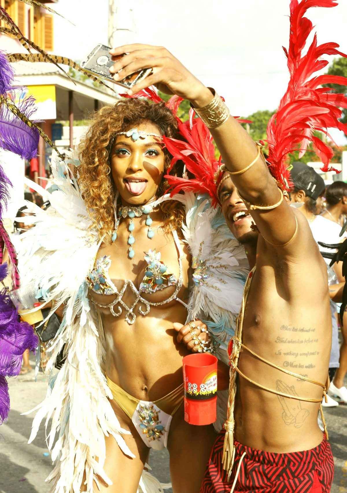 Jourdan Dunn au Carnaval de La Barbade