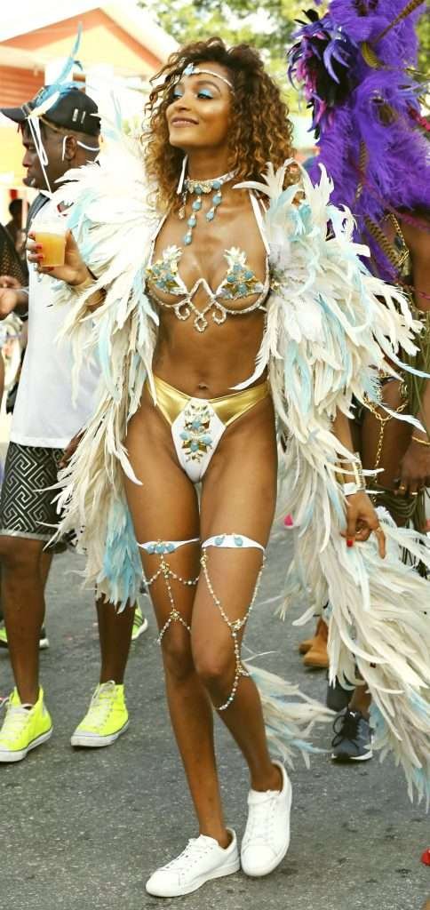 Jourdan Dunn au Carnaval de La Barbade