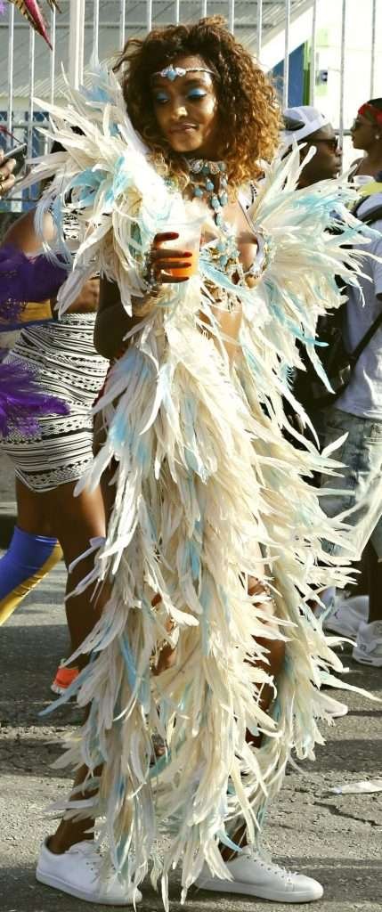 Jourdan Dunn au Carnaval de La Barbade