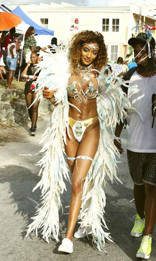 Jourdan Dunn au Carnaval de La Barbade