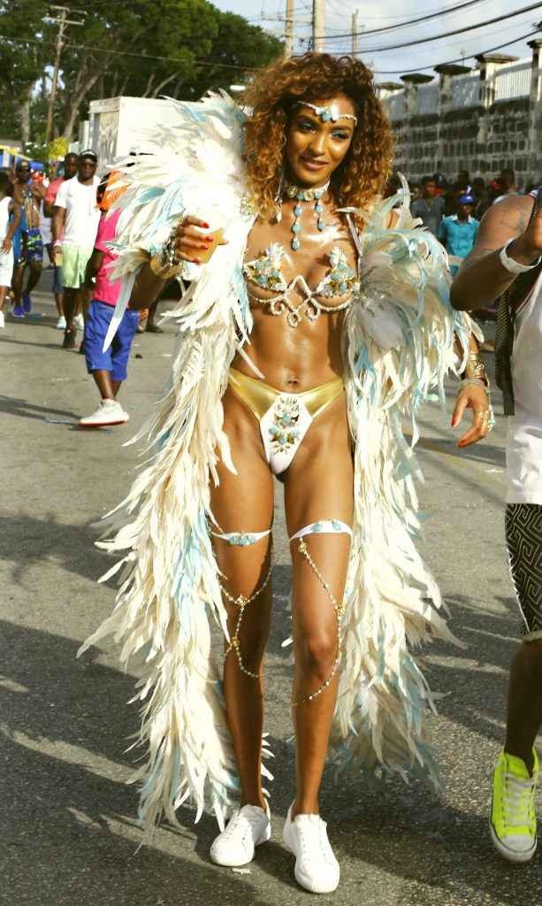 Jourdan Dunn au Carnaval de La Barbade