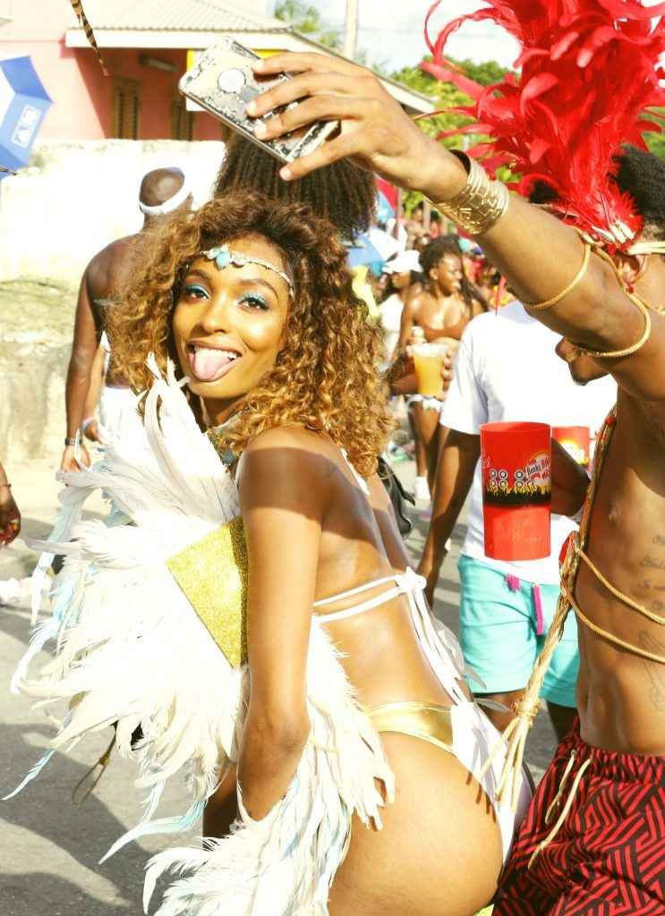 Jourdan Dunn au Carnaval de La Barbade