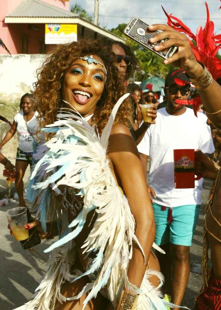 Jourdan Dunn au Carnaval de La Barbade