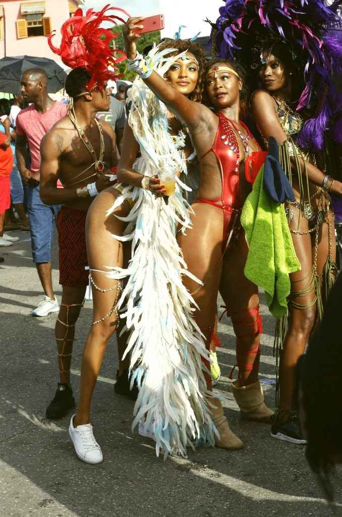 Jourdan Dunn au Carnaval de La Barbade